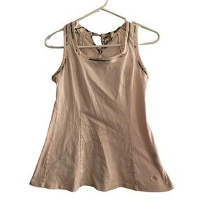 Baby Pink Burberry Activewear Tank Top